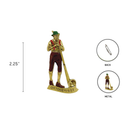 Alpen Horn Player Collectible Metal Hat Pins with Metal Clasp For Men with "Oktoberfest" Banner for German Costume By Oktoberfest Haus