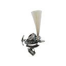 Gamsbart German Alpine Metal Hat Pin with Oktoberfest - Collectible Pin for German Costume