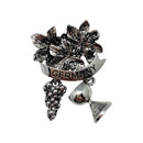 Wine Harvest Hat Pin With Metal Clasp