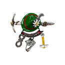 Bavarian German Alps Climber "Switzerland" Banner with Alpine Charms