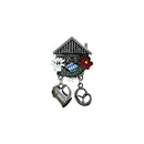 Oktoberfest German Chalet with Flowers Metal Hat Pin with "Germany" Banner