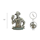 German Festival Man Collectible Metal Hat Pins with Metal Clasp For Men with "Oktoberfest" Banner for German Costume By Oktoberfest Haus