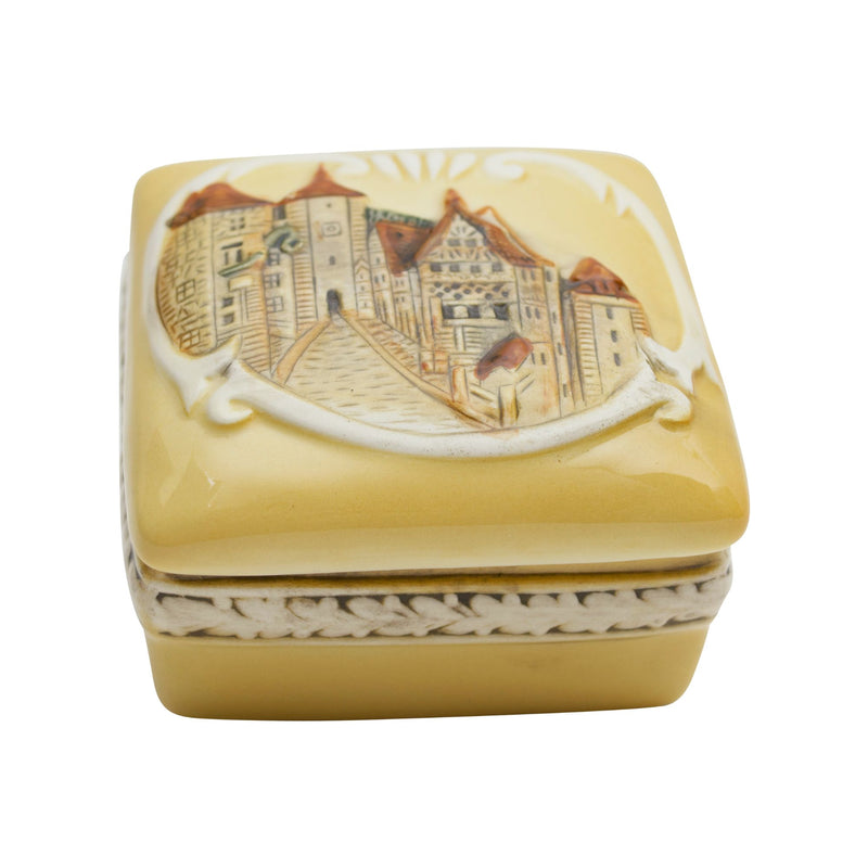 German Village Square Jewelry Box