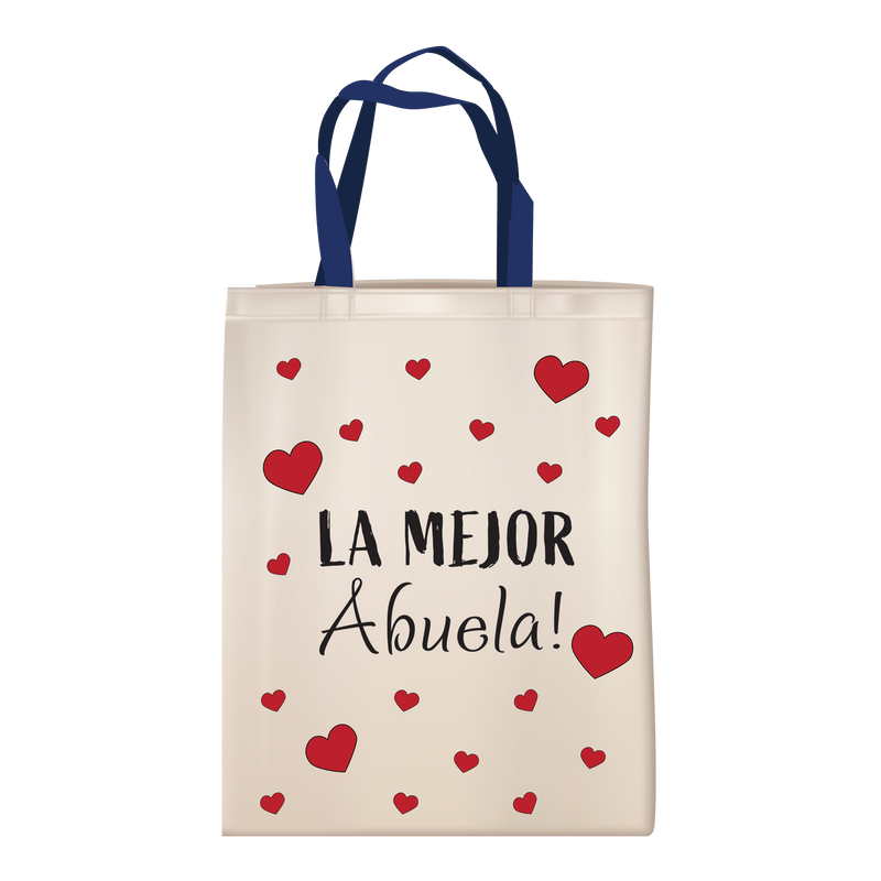Cloth Tote Bag With "Abuela Is The Greatest"