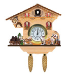 German Bierwagon Functioning Clock MDF Wood Souvenir Magnet