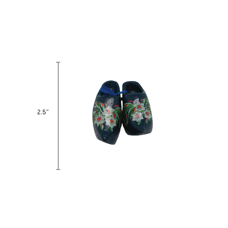 Unique Magnet Dutch Clogs Blue 2.25"