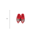 Unique Magnet Dutch Clogs Red 1.75"