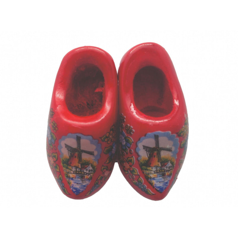 Red Wooden Shoes Magnetic
