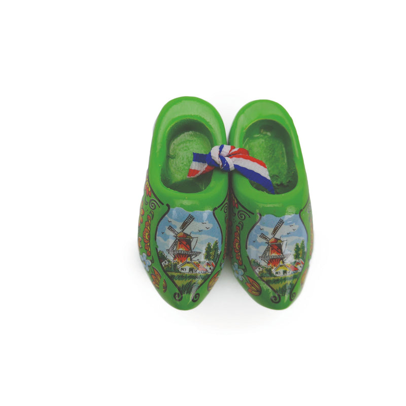 Wooden Shoes Magnetic Green