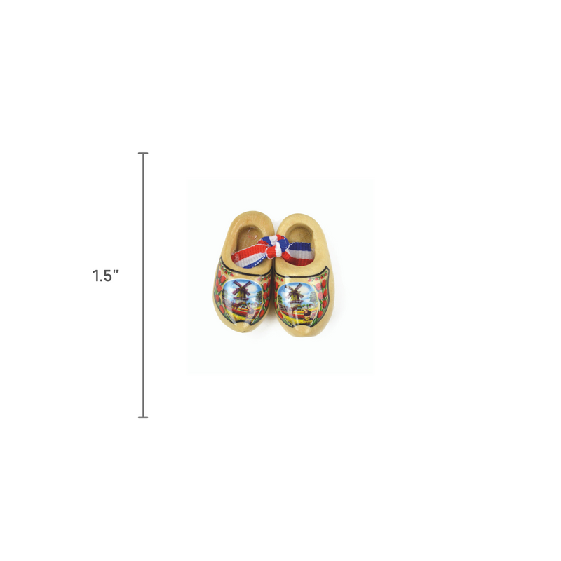 Wooden Shoes Magnetic Gift Tulips