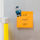 Delft Blueand White  Boy Kitchen Magnet