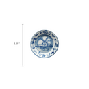 Miniature Delft Blue Windmill Plate Magnet