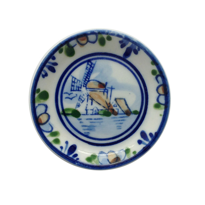 Miniature Windmill Souvenir Plate Magnet