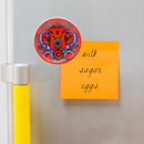 Rosemaling Refrigerator Magnet Plate