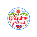 Magnet Plate with "Grandma Is the Greatest"
