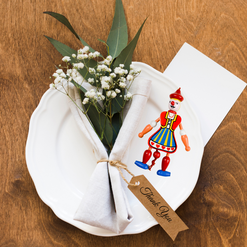Finnish  Girl Ornaments Jumping Jack Magne