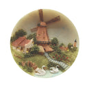 Dutch Refrigerator Magnet Windmill & Swan