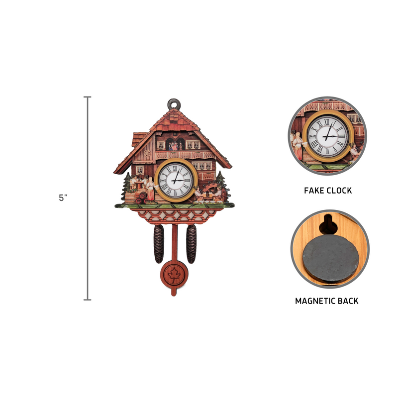 Bierstube German Cuckoo Clock Novelty Magnet