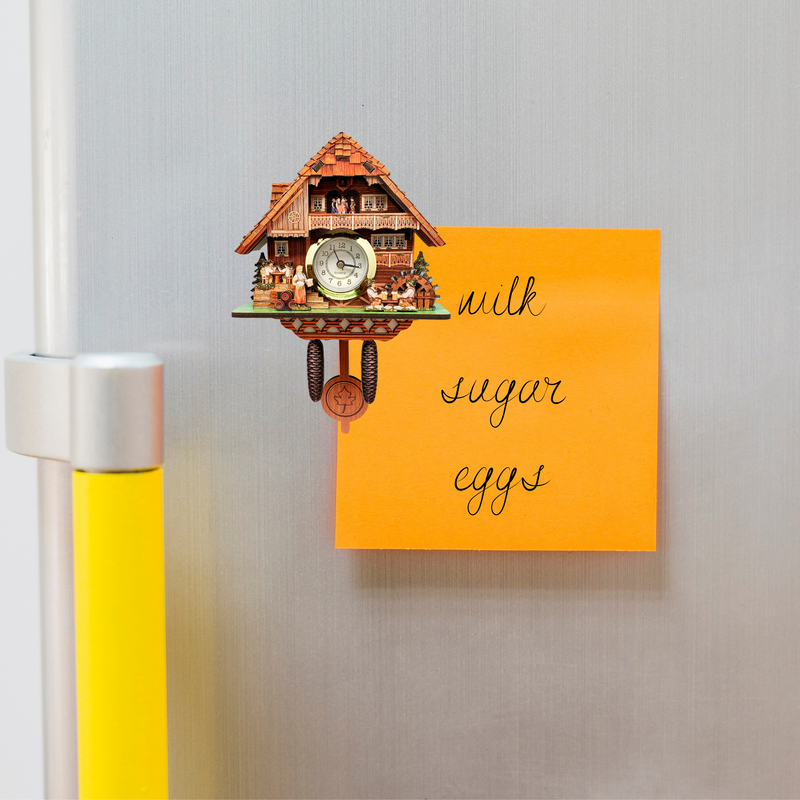 Bierstube Functioning German Cuckoo Clock Magnet