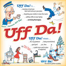 Uff Da Embossed Ceramic Magnet Tile