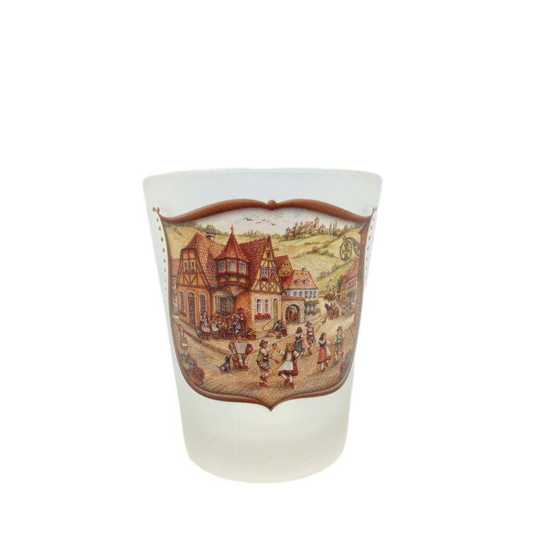 Oktoberfest German Shot Glass Village Dancers