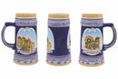1 Liter Oktoberfest Germany Scene Ceramic Beer Stein Mug, 1 L