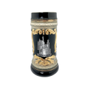 Deluxe Relief Castle Medallion German Beer Stein | .6 Liter