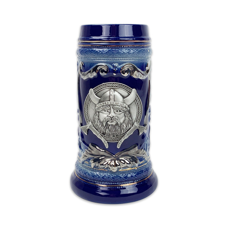 Viking Metal Medallion .65L Beer Stein with Deluxe Relief