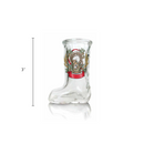 German Beer Boot Shot Glass Harvest Crest