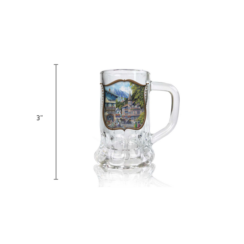 German Summer  Dimpled Oktoberfest Mug Shot Glass