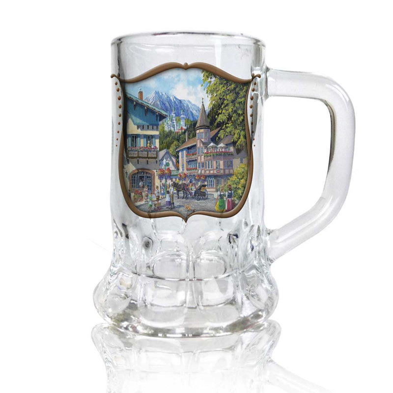 German Summer  Dimpled Oktoberfest Mug Shot Glass