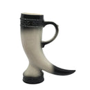 Ceramic Viking Horn Beer Stein Mug | 0.6L