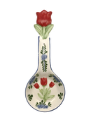 Ceramic Dutch Kitchen Spoon Rest 3D Color Tulip