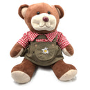German Girl Brown Bear Plush Teddy Bear in Dirndl | Large