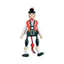 Wooden Bavarian Boy in Lederhosen 6.5 inches Jumping Jack Hampelmann Hanging Ornament Decoration