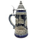 Adler & Deutschland 1L Cobalt Blue Made In Germany Beer Stein