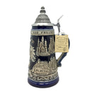 Adler & Deutschland 1L Cobalt Blue Made In Germany Beer Stein