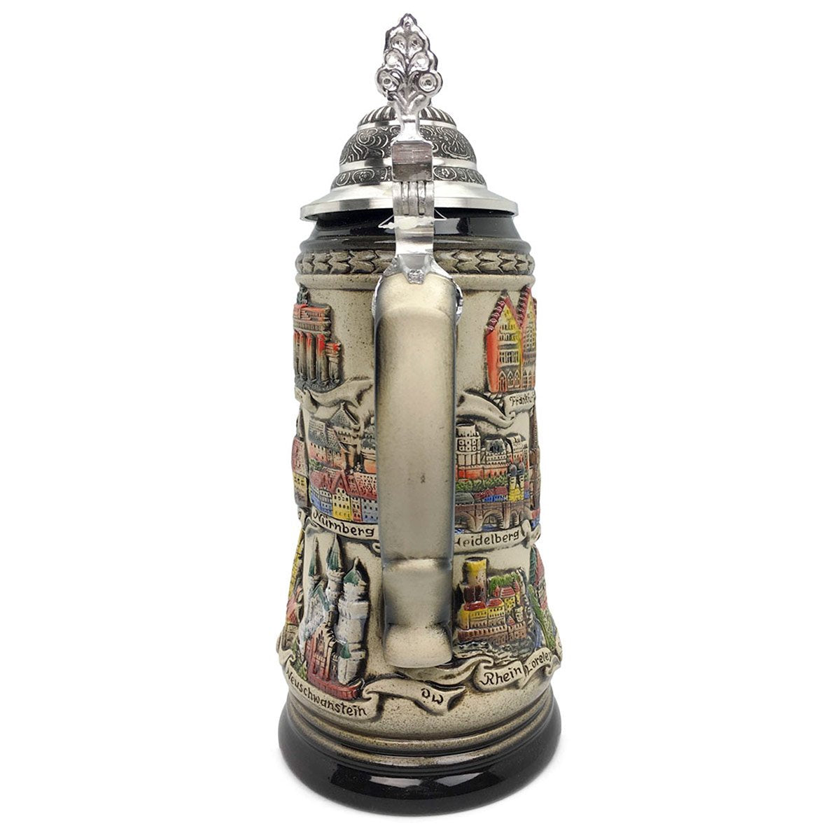 ★﻿Steinページ① Deutschland Cities Zoller & Born 1.25L German Beer Stein