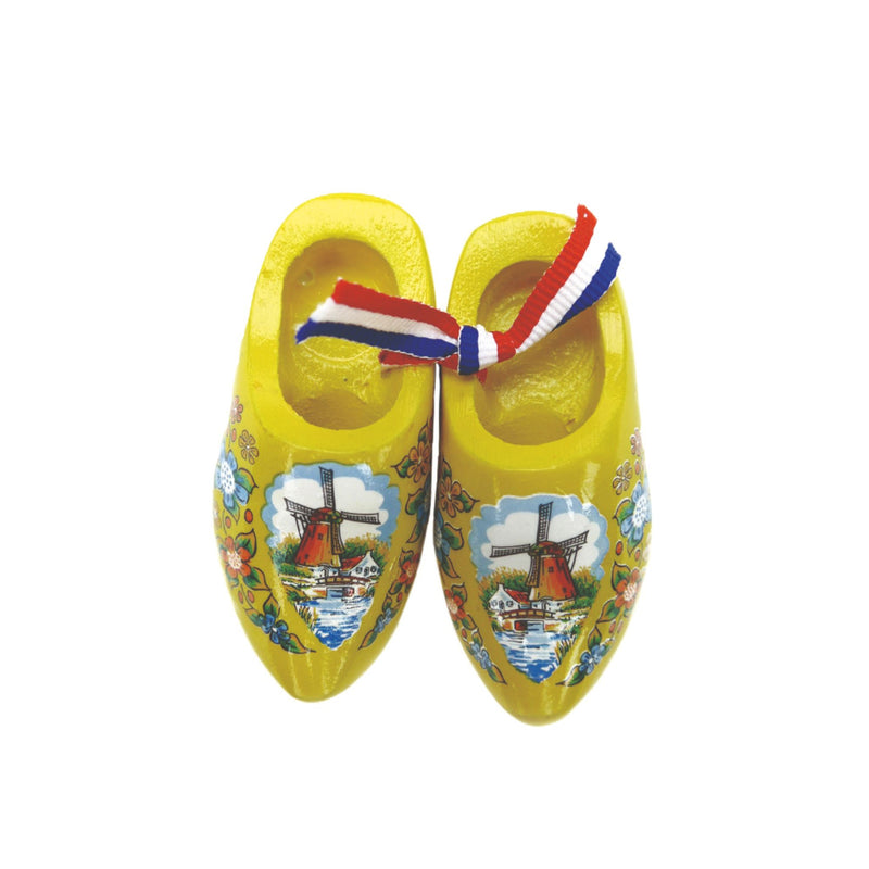 Dutch Wooden Shoes Deluxe Yellow