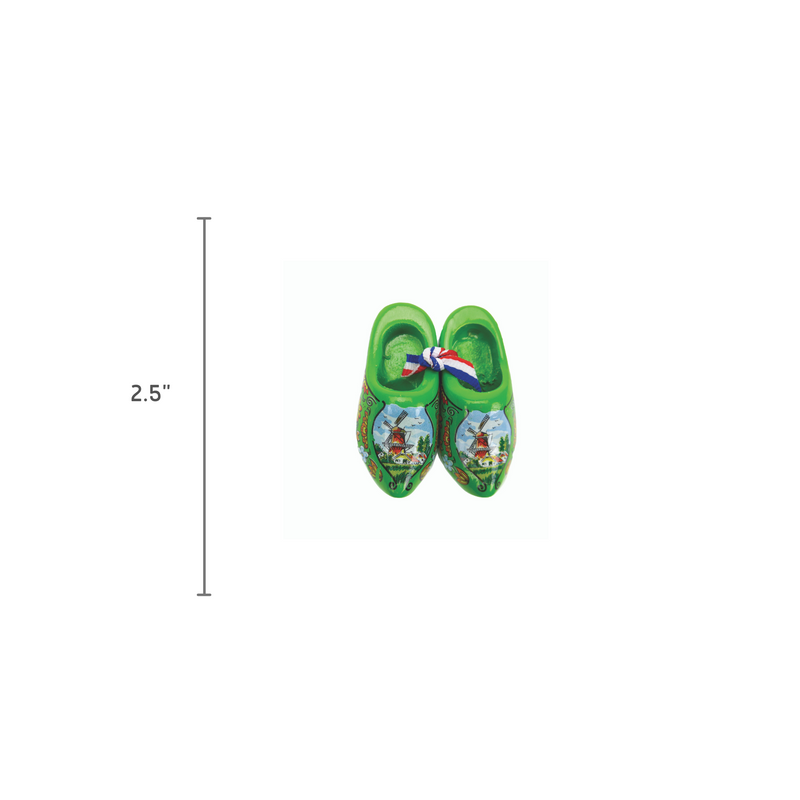 Dutch Wooden Shoes Deluxe Green