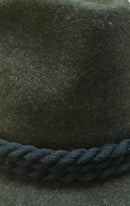 100% Wool Green  German Alps  Hunter Hat