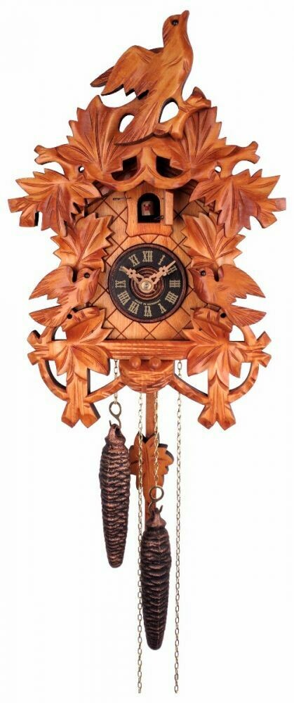 Musical Black Forest Cuckoo Clock With Dancers, Waterwheel, And Beer Drinker - 14 Inches Tall - GermanGiftOutlet.com
 - 12