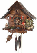 Musical Black Forest Cuckoo Clock With Dancers, Waterwheel, And Beer Drinker - 14 Inches Tall - GermanGiftOutlet.com
 - 11