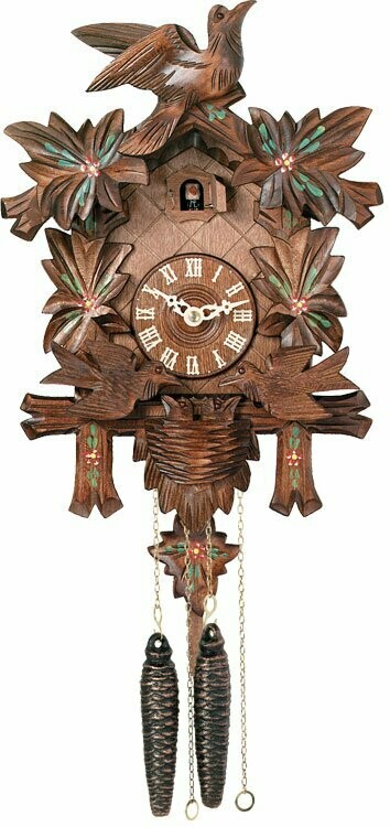 Musical Black Forest Cuckoo Clock With Dancers, Waterwheel, And Beer Drinker - 14 Inches Tall - GermanGiftOutlet.com
 - 9
