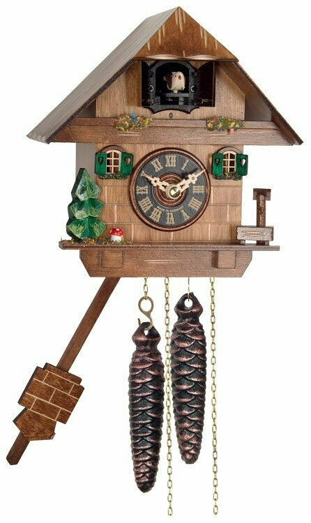 Musical Black Forest Cuckoo Clock With Dancers, Waterwheel, And Beer Drinker - 14 Inches Tall - GermanGiftOutlet.com
 - 25