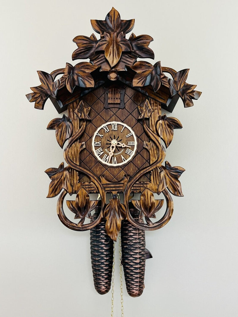 Musical Black Forest Cuckoo Clock With Dancers, Waterwheel, And Beer Drinker - 14 Inches Tall - GermanGiftOutlet.com
 - 32