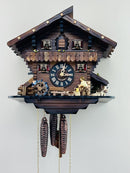 Musical Black Forest Cuckoo Clock With Dancers, Waterwheel, And Beer Drinker - 14 Inches Tall - GermanGiftOutlet.com
 - 48