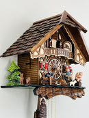One Day Musical Cuckoo Clock Cottage with Boy and Girl on Seesaw