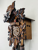 Eight Day Musical Cuckoo Clock with Dancers - Five Hand-carved Birds and Maple Leaves