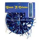 Blue Oktoberfest Gleam 'N Column Party Decoration 8' x 12 inches - $10 - $20, Blue, Foil, Hanging Decorations, Oktoberfest, PS- Oktoberfest Decorations, PS- Oktoberfest Essentials-All OKT Items, PS- Oktoberfest Hanging Decor, PS- Oktoberfest Table Decor, Tableware - 2